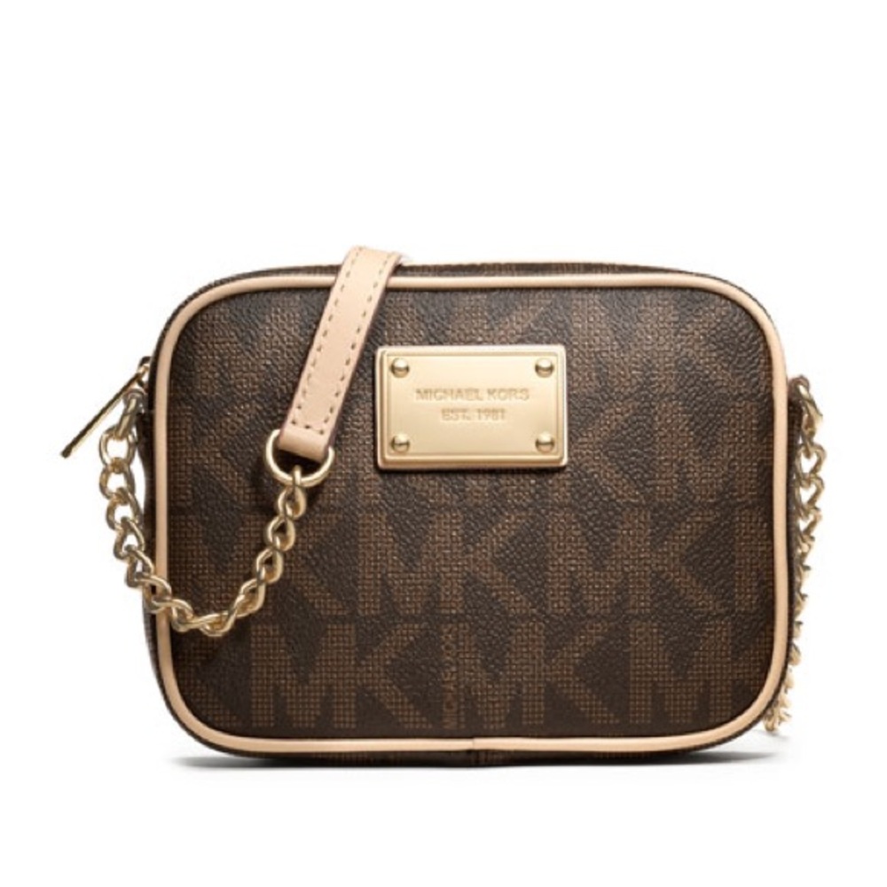 Michael Kors Crossbody Brown Logo Bag